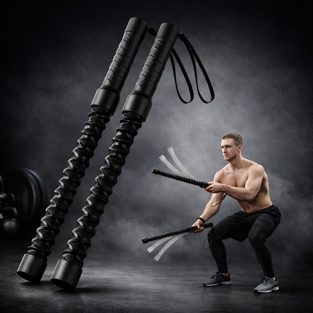 Weighted Ropeless Battle Rope – Portabel HIIT & Styrketräning