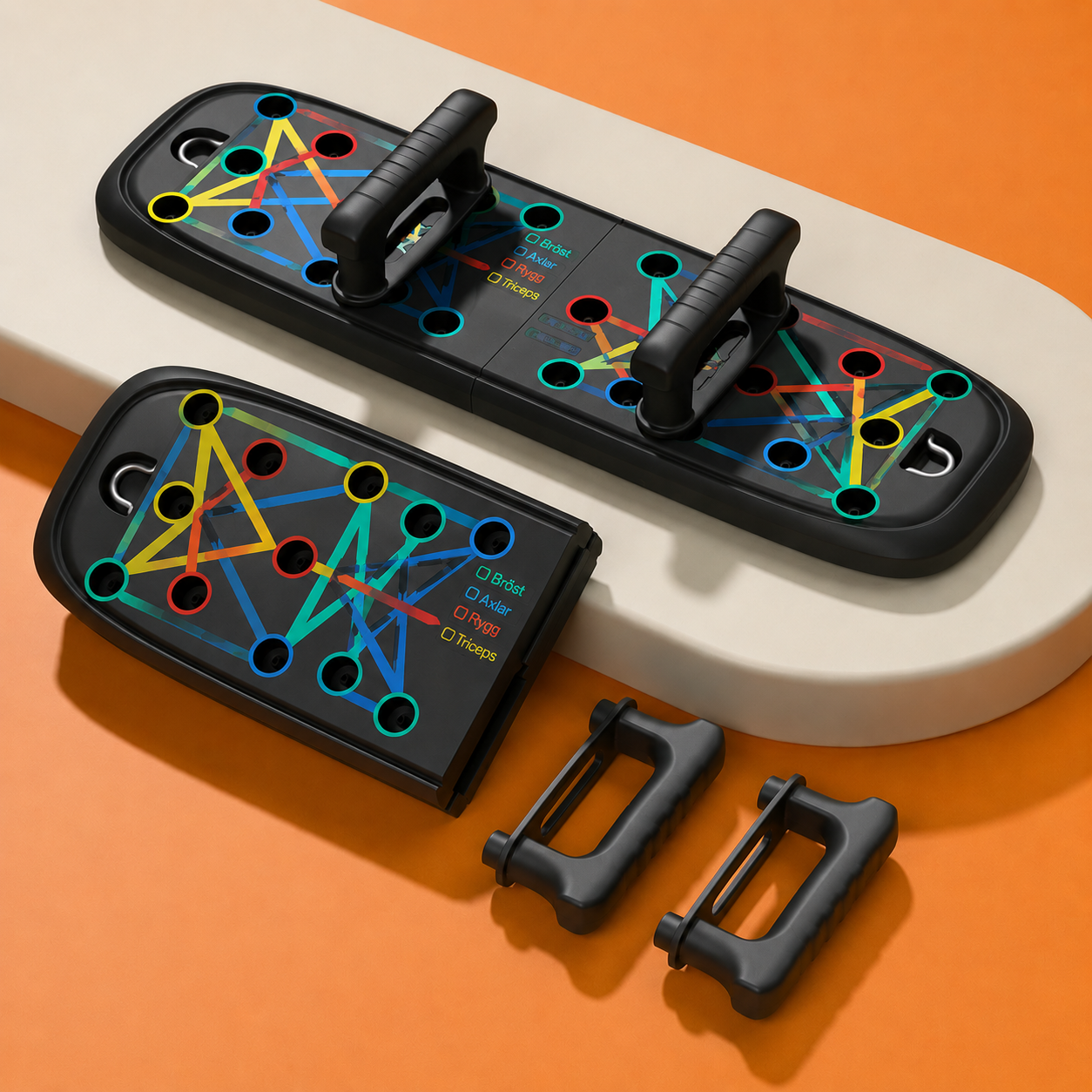 Multifunktionell Push-Up Board – Effektiv Överkroppsträning