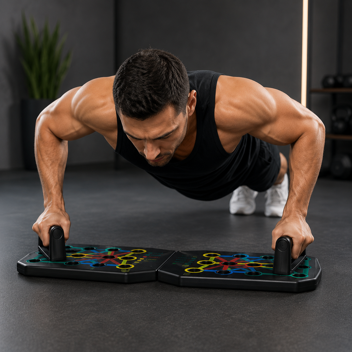 Multifunktionell Push-Up Board – Effektiv Överkroppsträning