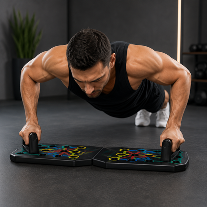 Multifunktionell Push-Up Board – Effektiv Överkroppsträning